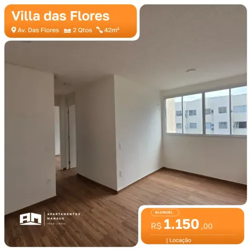 Villa das Flores - 2 Quartos - Av. Das Flores