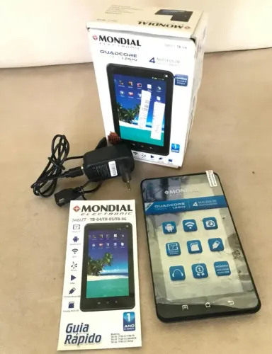 Tablet Mondial 7 Quadcore 8gb 1.2ghz Wi-fi preto (mostruário Leia)