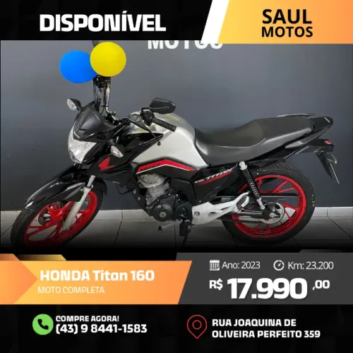 HONDA TITAN 160, ANO 2023