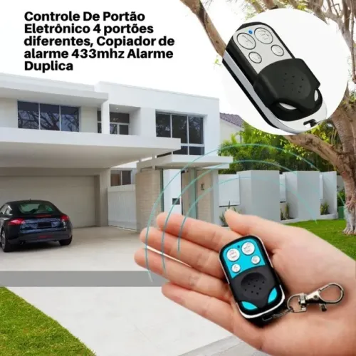 Controle Clonador 433mhz para Portão Elétrico e Alarme de Carro