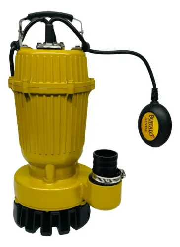 Bomba Submersível De Esgoto 1,5cv 2pol Buffalo Monofásico Amarelo 220v