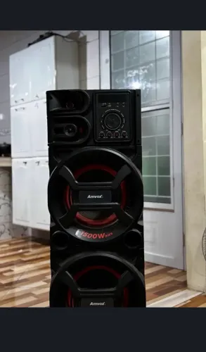 caixa de som amvox 1500w