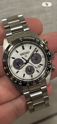 Seiko Speedtimer Crono Solar Panda SSC961
