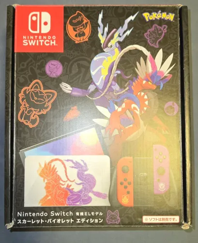 Nintendo Switch OLED Pokemon 64Gb + 64Gb + case