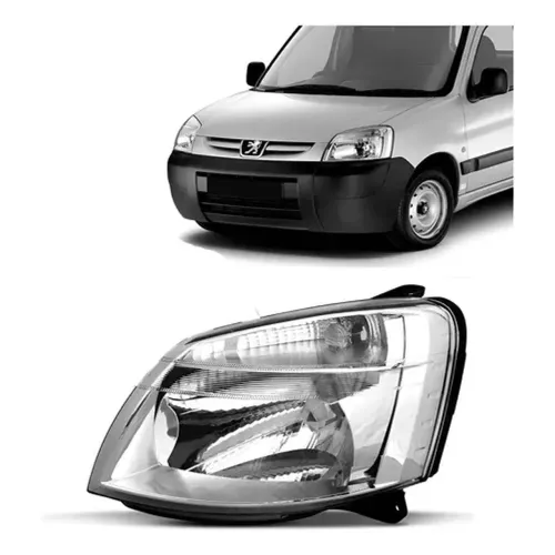 Farol Peugeot Partner 10 11 12 13 14 15 16 17 18 Esquerdo Esquerdo