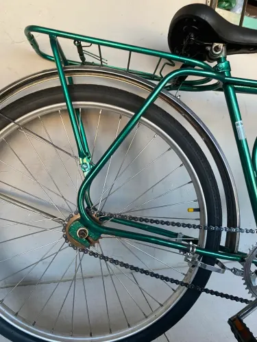 Bicicleta Retrô Aro 26 Verde - Linda e Conservada