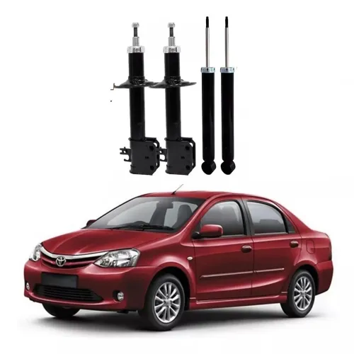 Par Amortecedor Dianteiro + Par Amortecedor Traseiro Toyota Etios