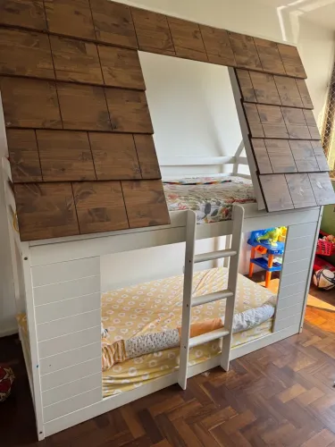 Cama beliche infantil montessori