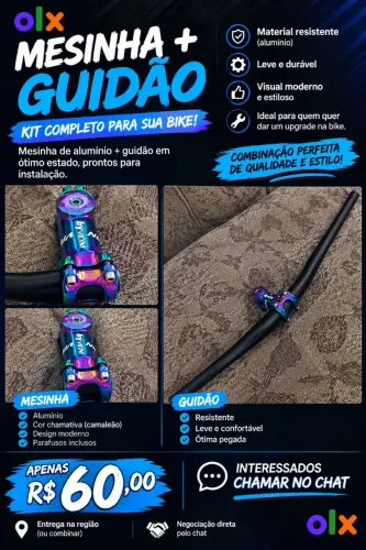 Mesinha com guidão 