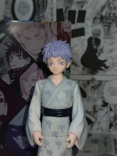 Figure Satoru Gojo Criança de Quimono (Jujutsu Kaisen / PVC)