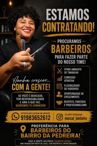 Vaga para barbeiros