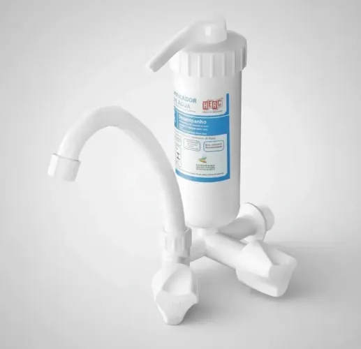 Filtro para água com torneira branco Herc