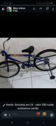 Vendo bicicleta aro 24