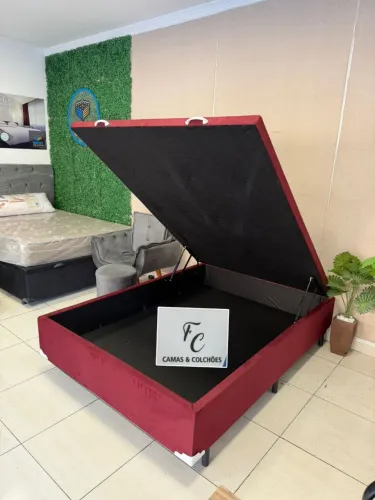 Base para cama com bau 