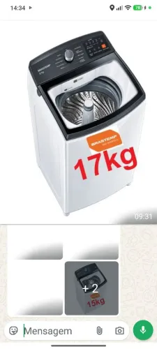 Máquina de lavar roupa Brastemp nova