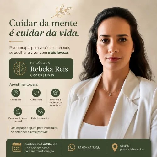 Psicóloga | Saúde Mental | Atendimento on-line