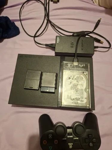 Playstation 2 com HD de jogos
