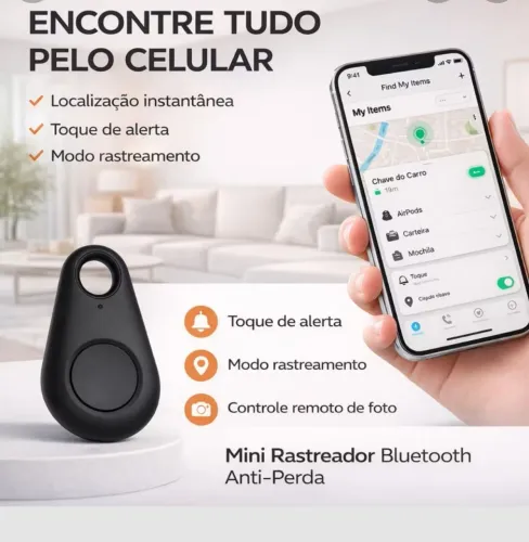 Rastreador Bluetooth (tag) - Encontre tudo