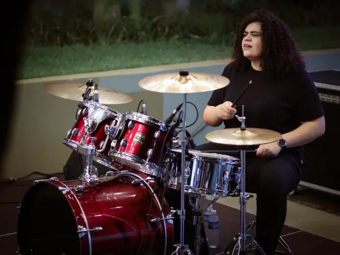 Bateria acústica Gretsch Black Hawk