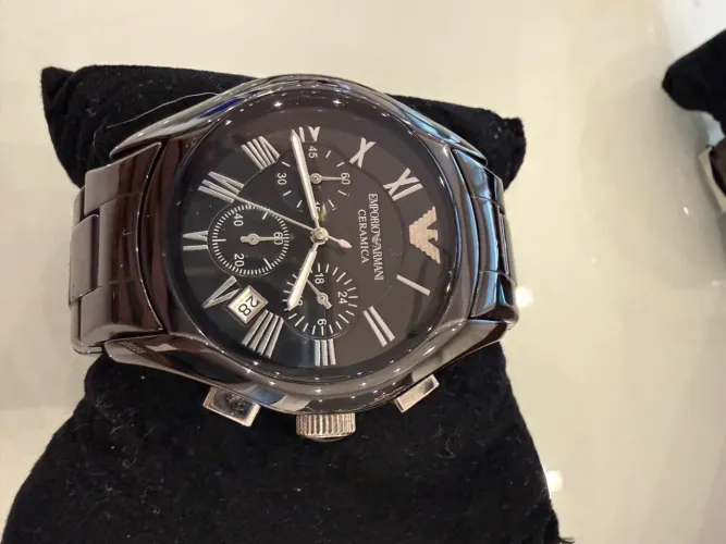 Emporio Armani preto ceramica 