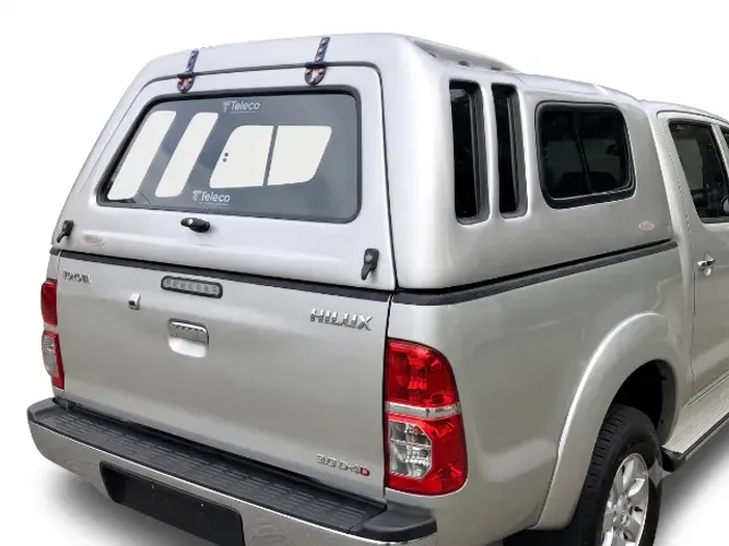 Capota de Fibra Original Truck Up para Toyota Hilux Cabine Dupla 2005 a 2015 | Cor Prata