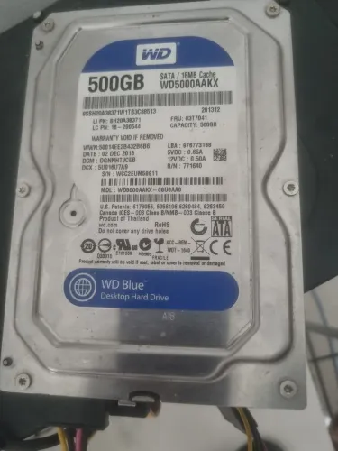 HD WDBlue 500gb