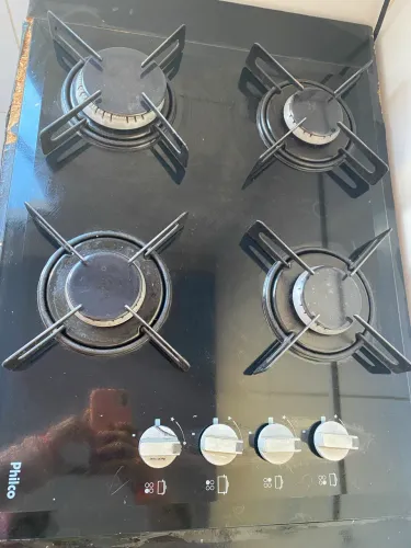 Fogão cooktop 4 bocas 