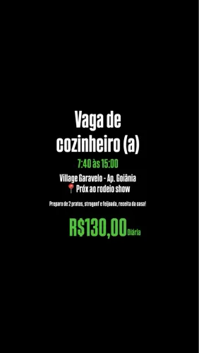  * contato via WhatsApp 
