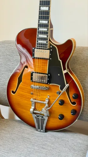 Guitarra D'Angelico Premier SS + tremolo