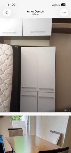 Vendo armário de cozinha bem novinho por 400 reais