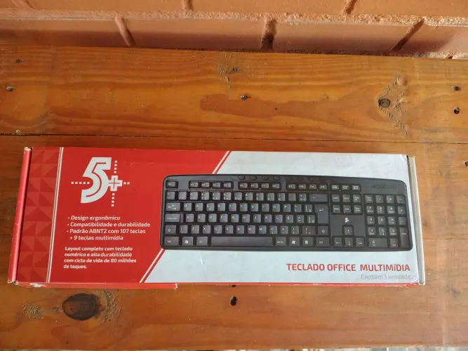 Teclado office multimídia 60,00