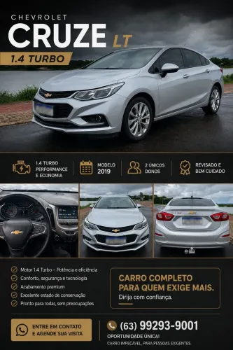 Chevrolet Cruze LT 1.4 16V Turbo Flex 4P Aut. 2019