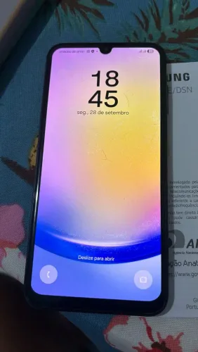 Samsung A25, com NF , capa e película! Com caixa original!