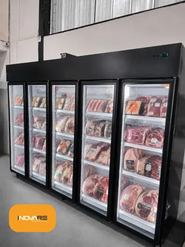 Expositor de carne para açougue