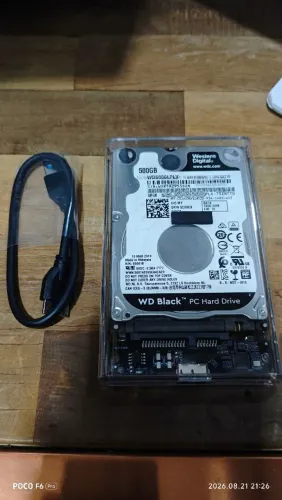 HD 500GB + Case Externo USB 3.0
