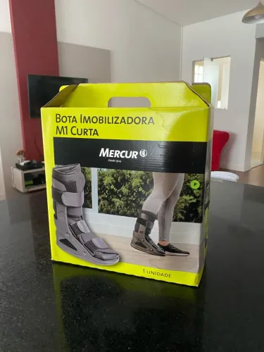 Bota Imobilizadora Mercur M1 Curta Tam. P - Nova na Caixa