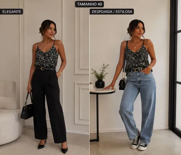 Blusa de alcinha com regulagem da shoulder 40