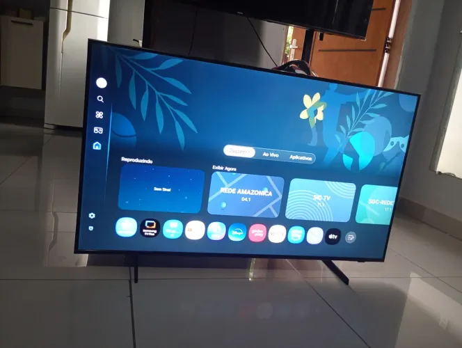 Televisão 50 polegadas Samsung tudo funcionando certinho perfeitamente som tela áudio 