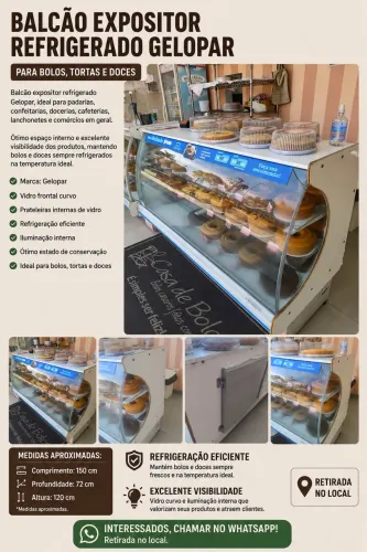 Balcão Expositor seco Gelopar