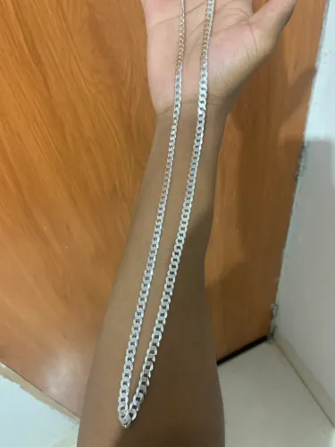 Corrente de prata 1x1 25.4 Gramas