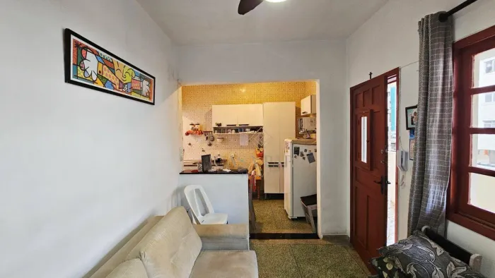 1 dormitório a 150 metros da praia, 40 m² na Guilhermina