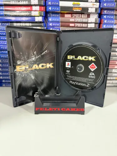 BLACK - PLAYSTATION 2 - ORIGINAL. www.feletigames.com.br