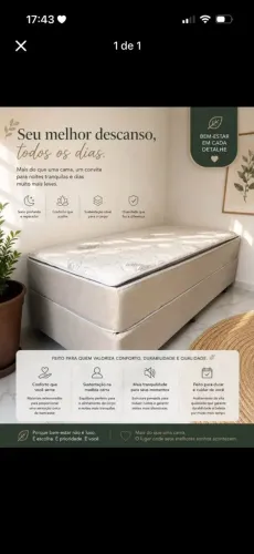 Vende-se cama de solteiro Gazin Diamond