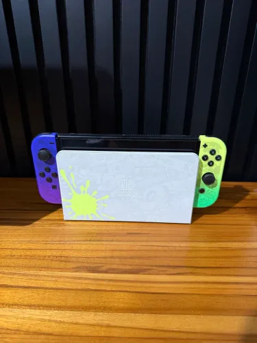 Nintendo switch OLED desbloqueado edição Splatoon 3