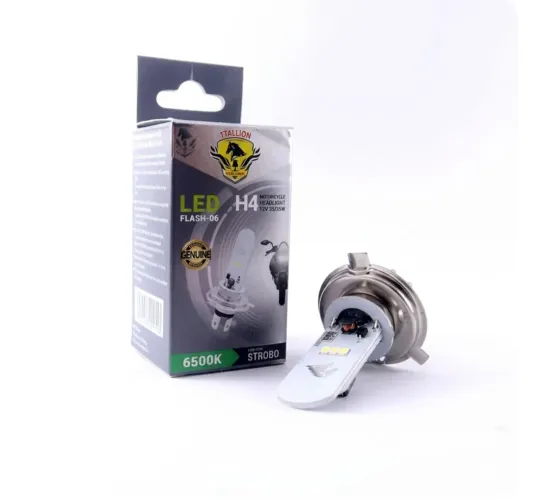 Lâmpada led 2 h4 super brancas Strobo Farol Baixo alto Pisca