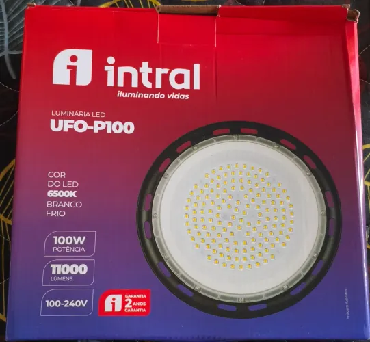 4 Lâmpadas led intral - UFO-P100 cada um a 130$  