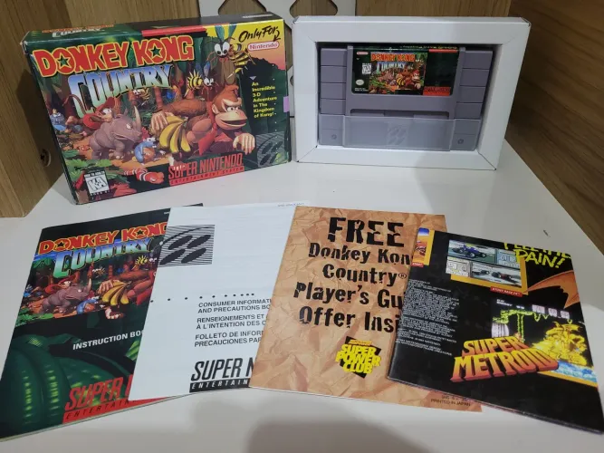 Donkey kong country snes super nintendo
