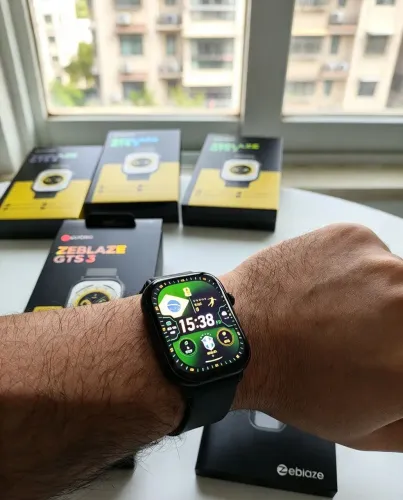 Relógio smartwatch zeblaze GTS 3 - Novo