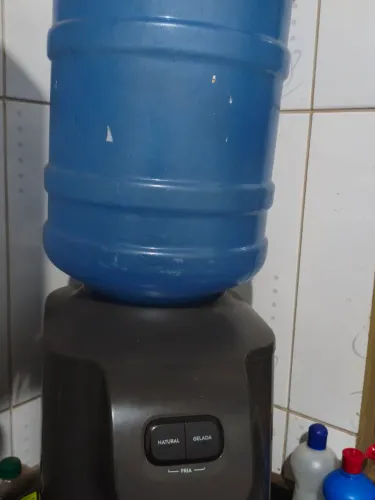 Bebedouro Bancada Mesa de Água Gelada Fria e Natural.Compressor galão 10l ou 20l abertura