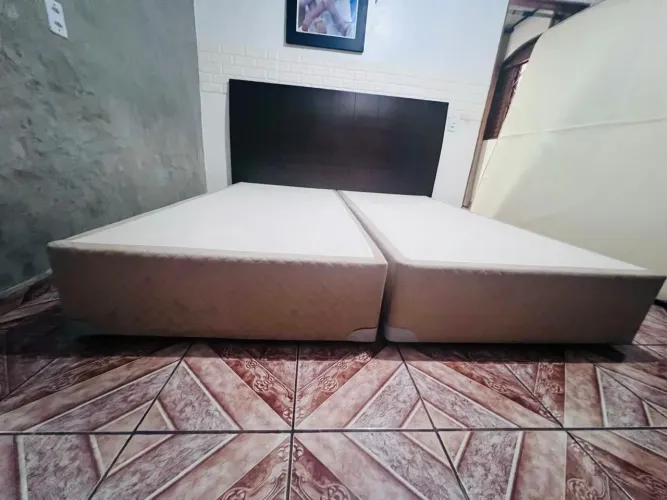 Cabeceira e base cama super king